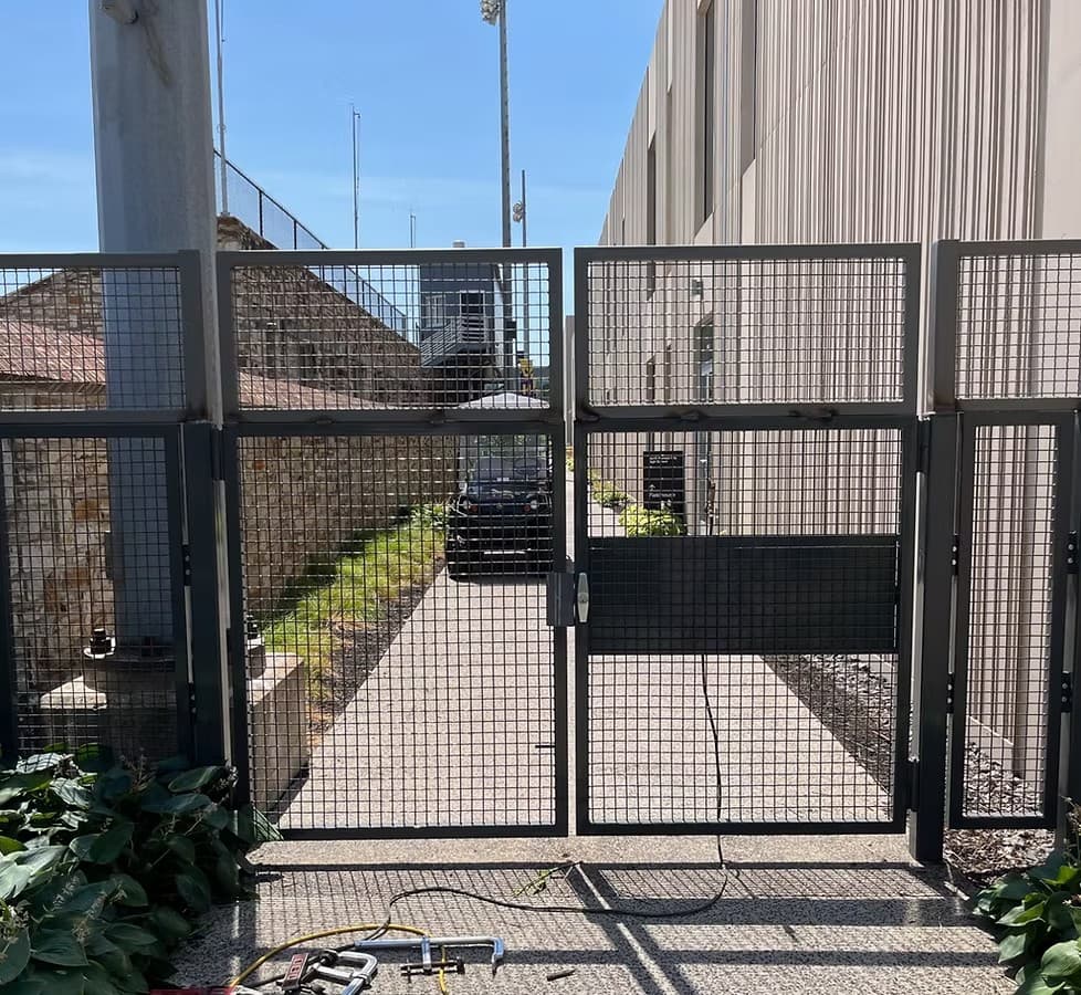 Custom steel frame fabrication